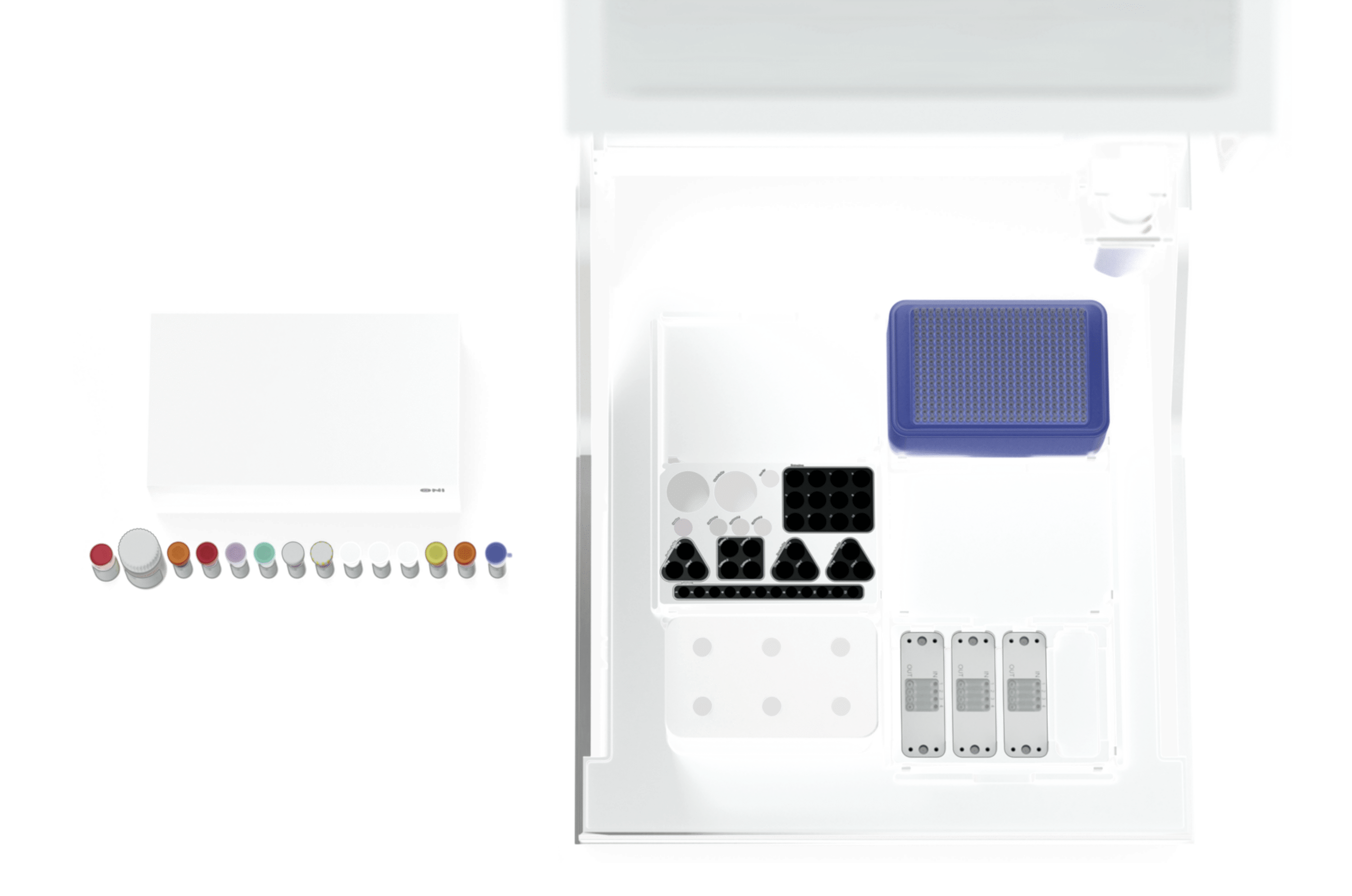 Custom reagent holder