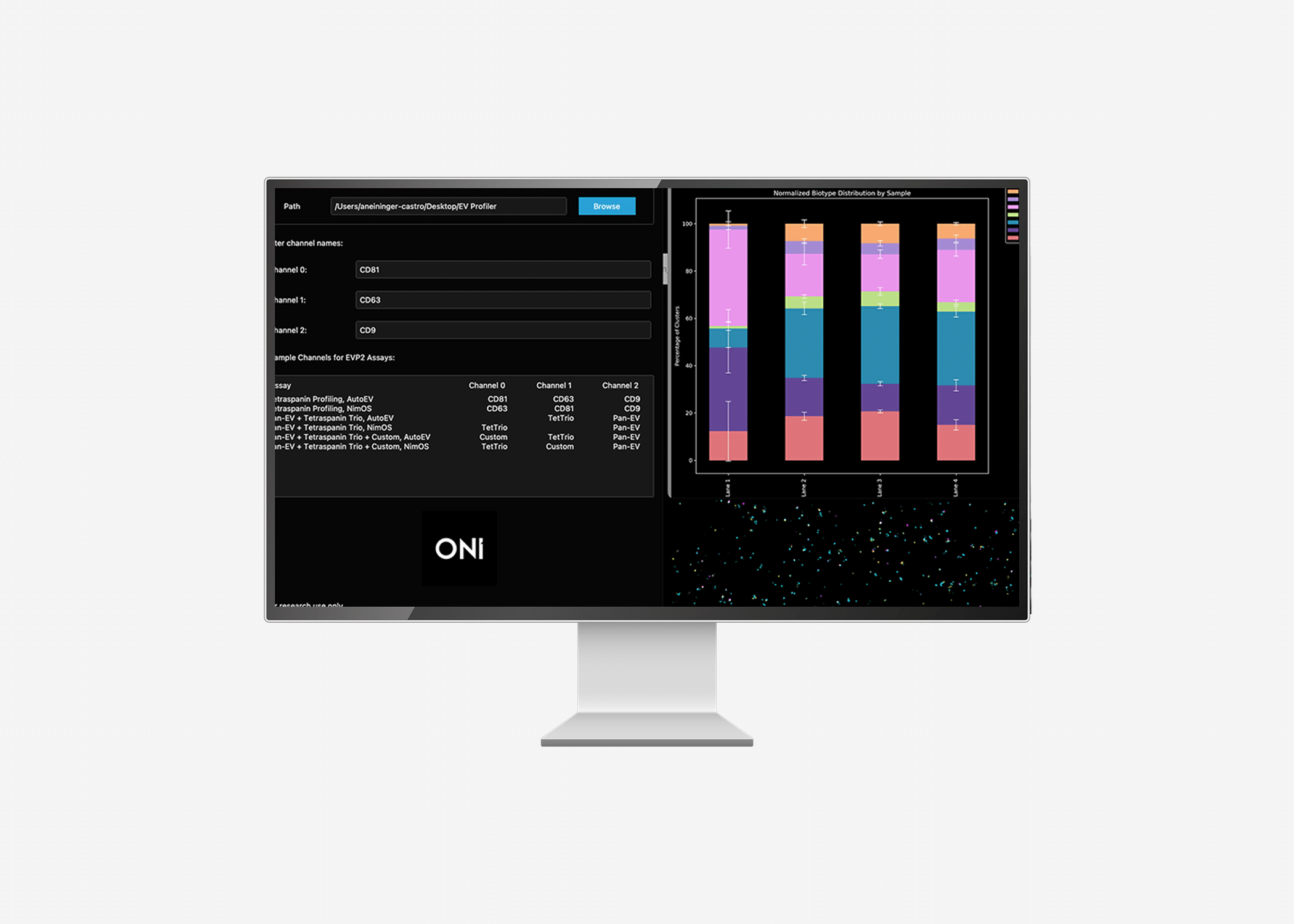 EVP2 Axis – Software & User Guide | ONI